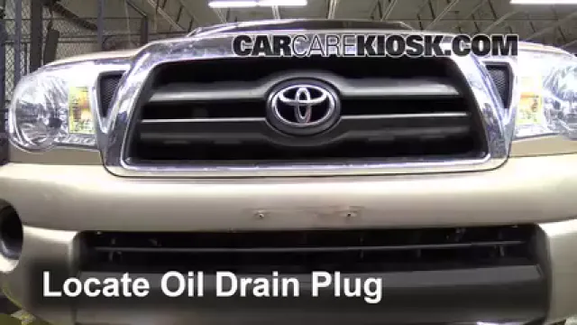 2008 Toyota Tacoma 2.7L 4 Cyl. Extended Cab Pickup (4 Door) Aceite Cambiar aceite y filtro de aceite